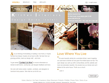 Tablet Screenshot of kitcheninteriors.biz